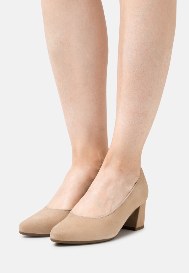 Gabor Silberne Klassische Heels