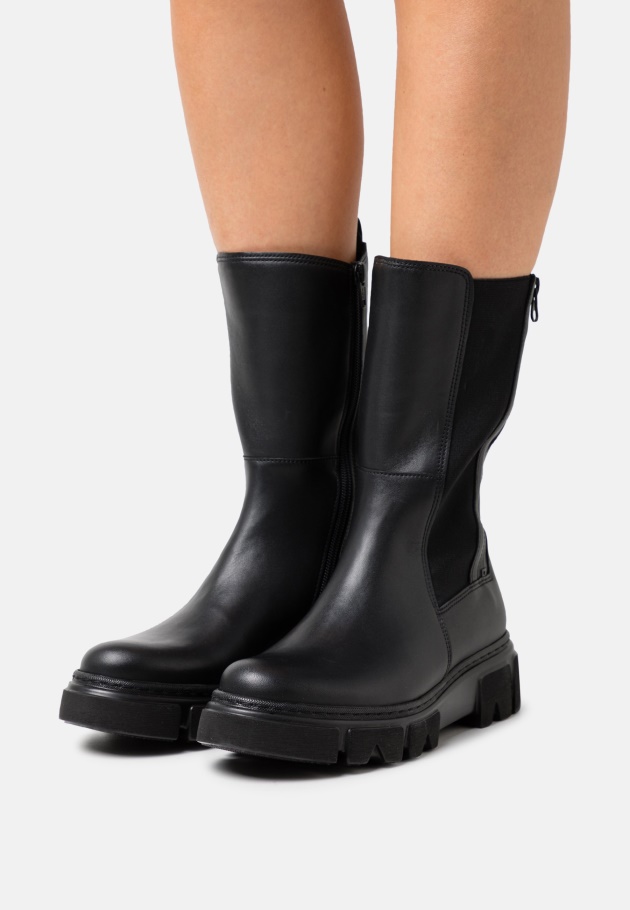 Plateaustiefel Schwarz Gabor