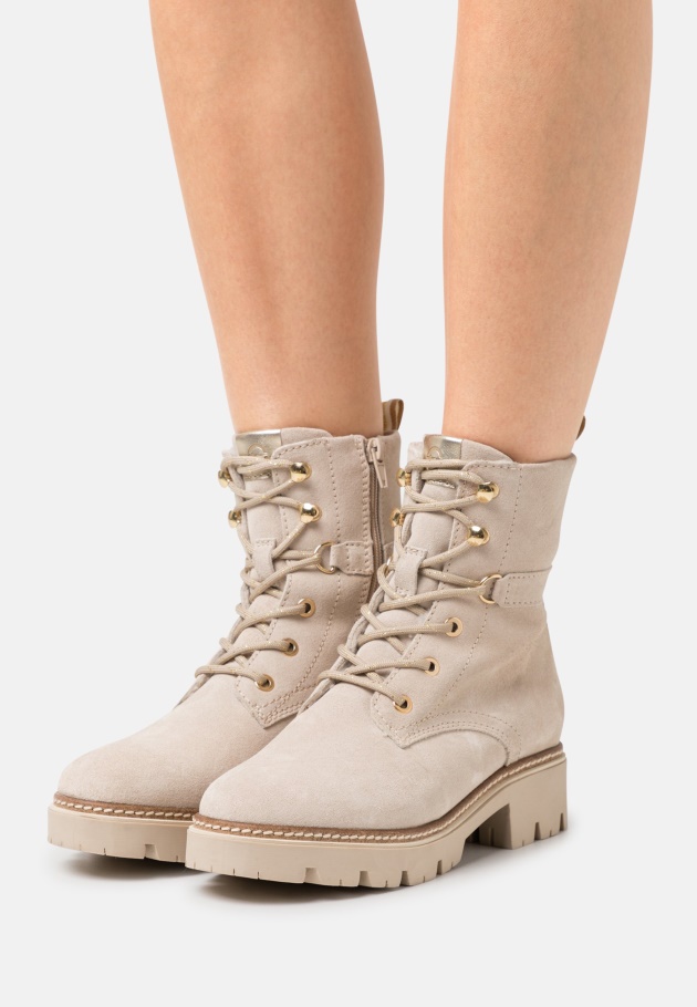 Gaborschnürstiefeletten Panna