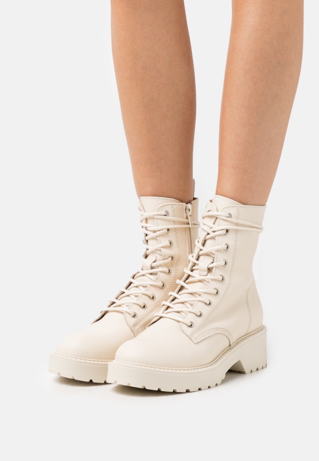 Gaborschnürstiefeletten Panna