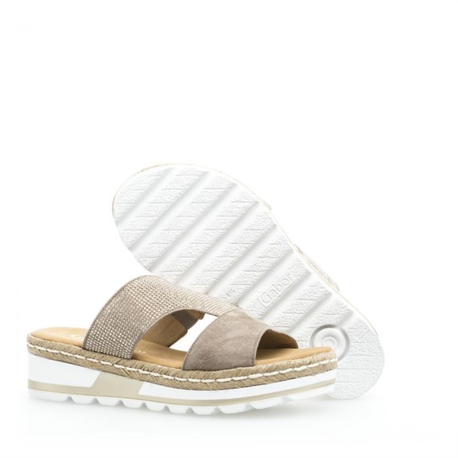 Gabor 22721.12 - Beiges Nubukleder