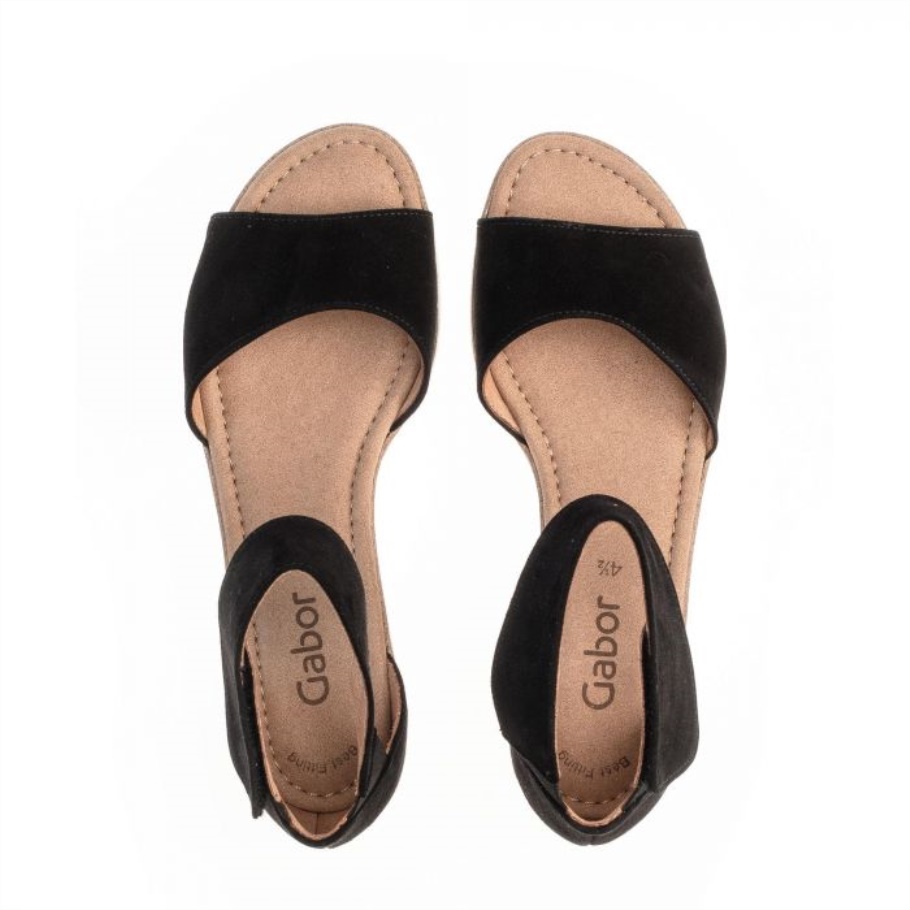 Gabor 44570.17 - Schwarzes Wildleder