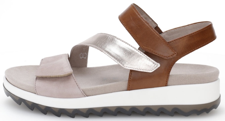 Gabor 46742.54 - Beiges Wildleder Und Braunes Leder