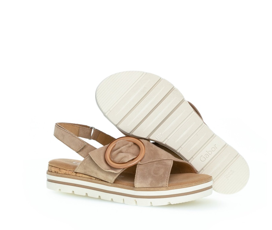 Gabor 62773.30 - Beiges Wildleder