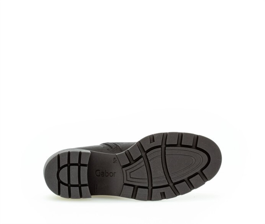 Gabor 72841.27 - Schwarz Geöltes Nubukleder