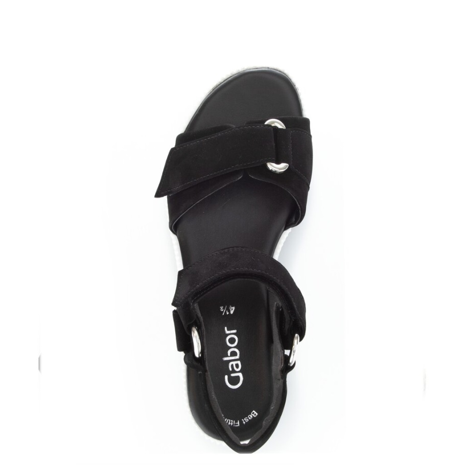 Gabor 84632-17 - Schwarzes Wildleder