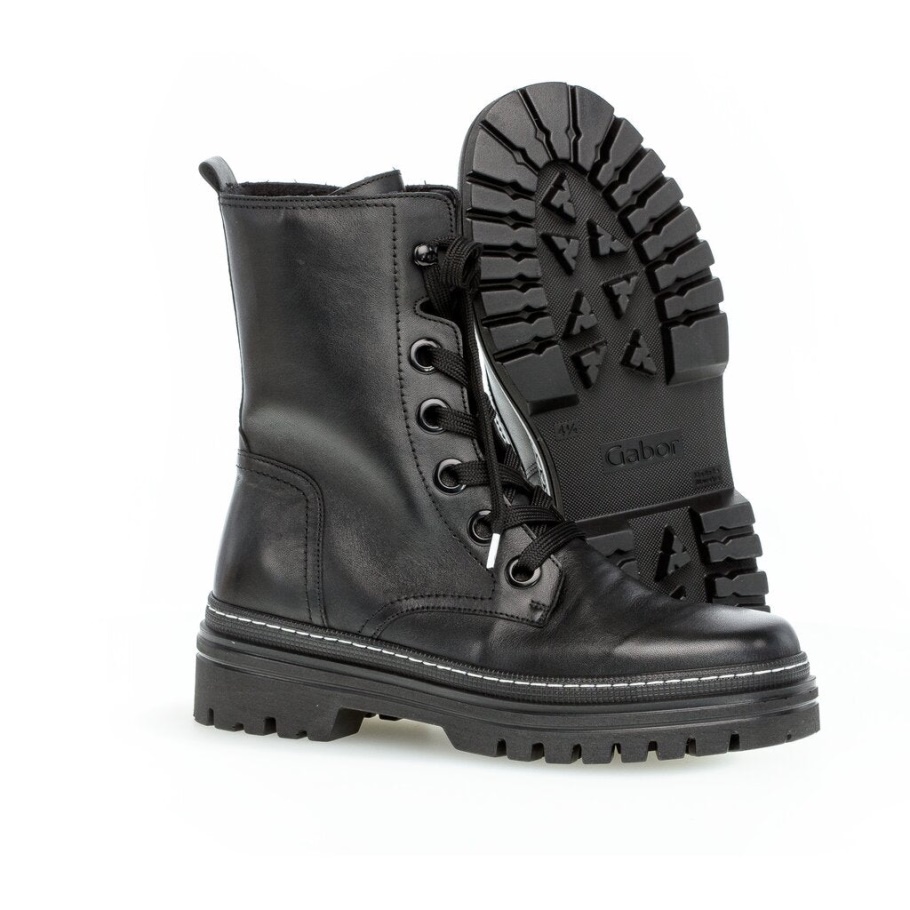 Gabor 91721-27 - Schwarzes Glattleder