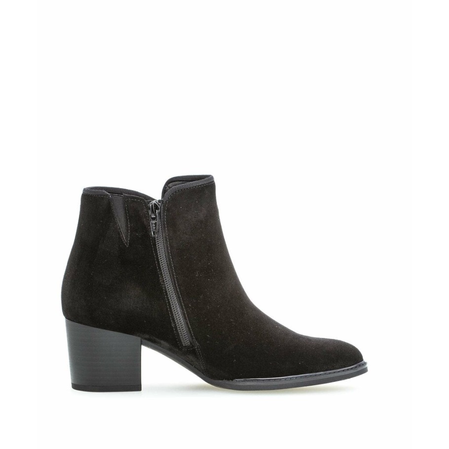 Gabor 92890-87 - Schwarzes Wildleder