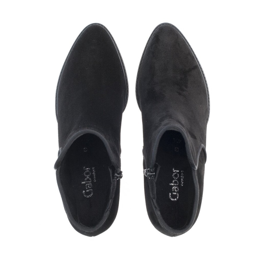 Gabor 92890-87 - Schwarzes Wildleder