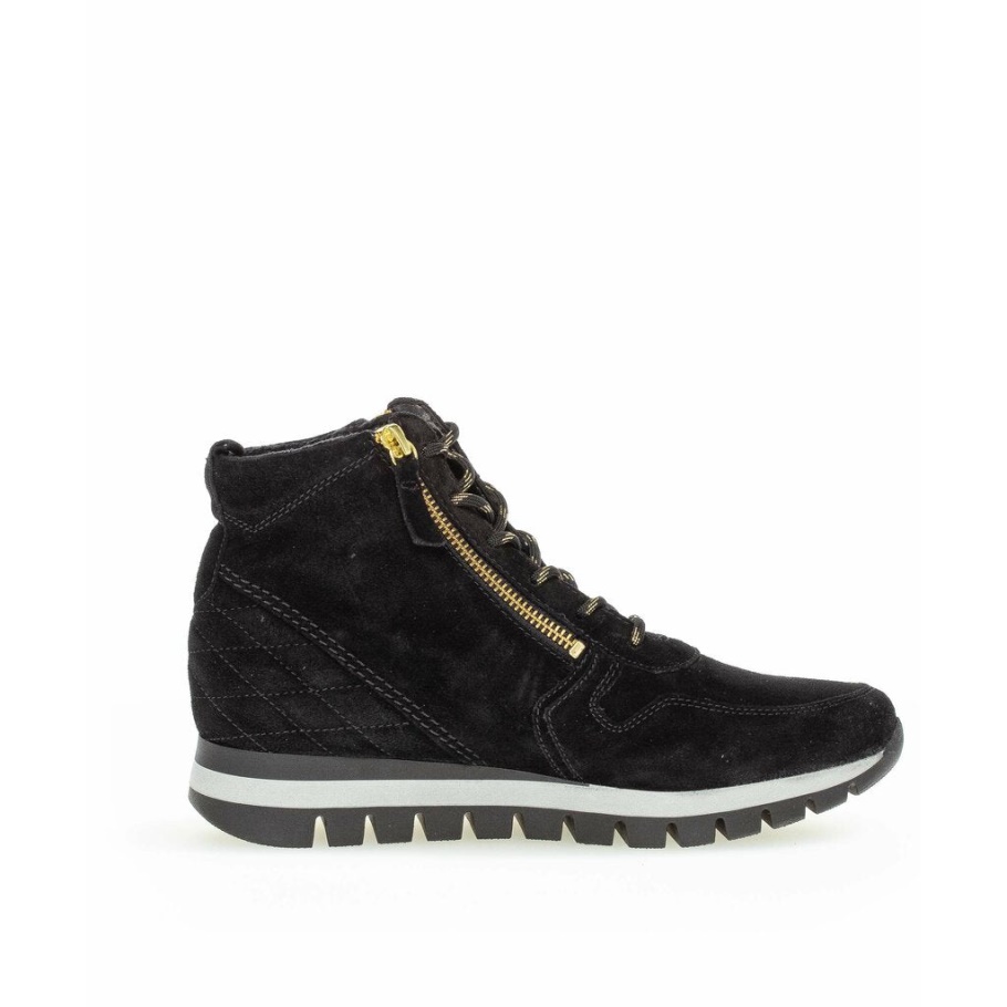 Gabor 96.455-47 - Schwarzes Wildleder