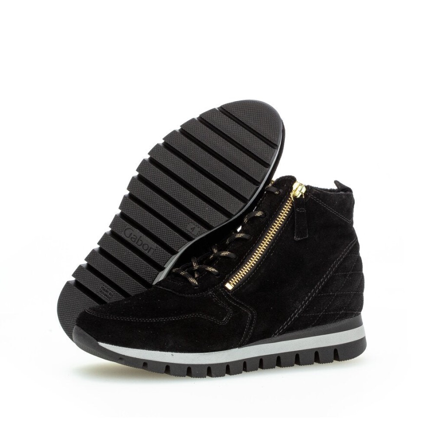 Gabor 96.455-47 - Schwarzes Wildleder