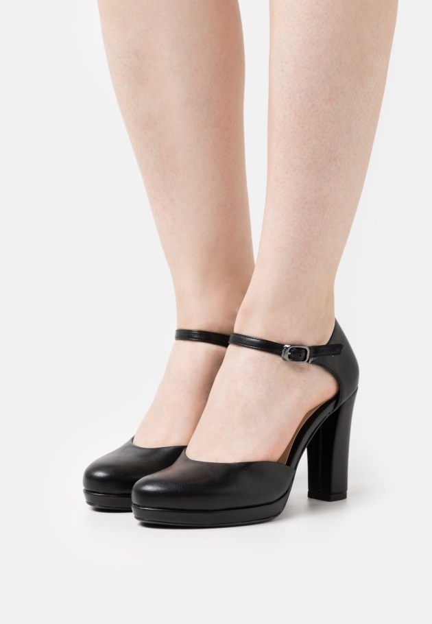 Schwarze Gabor High Heels Damen