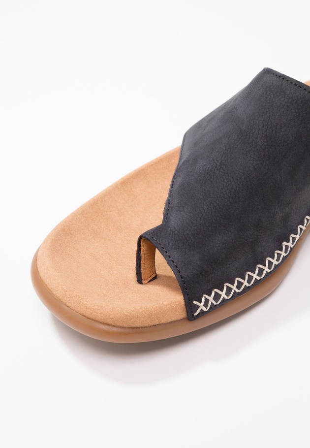 Gabor Nachtblaue T-bar Sandalen