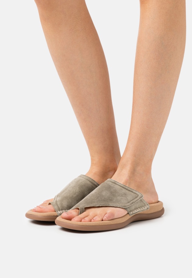 Gabor Nachtblaue T-bar Sandalen