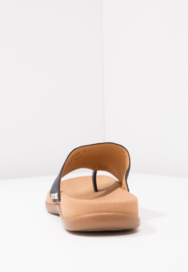 Gabor Nachtblaue T-bar Sandalen