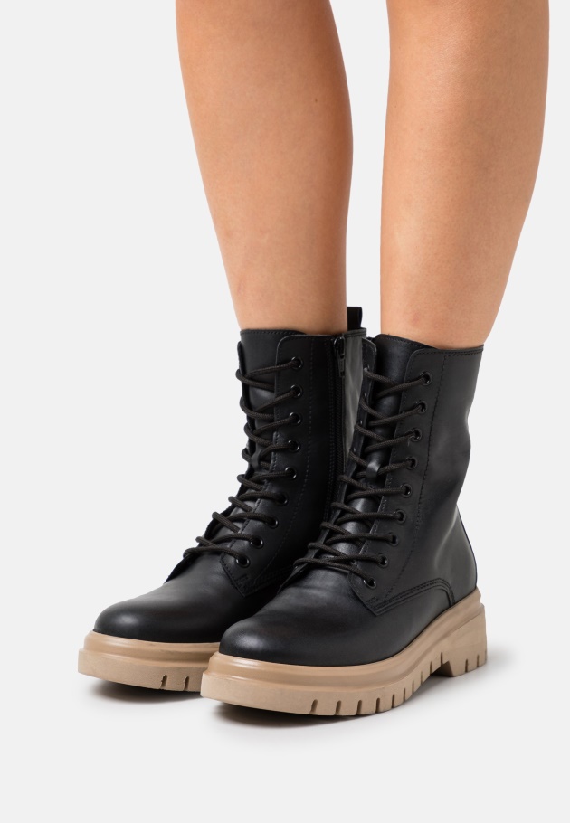 Damen Gabor Schnürstiefeletten Schwarz