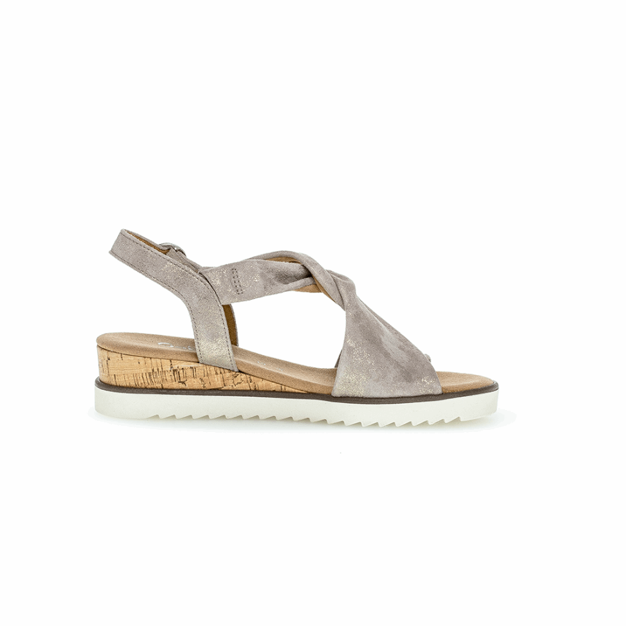 Riemchensandale Beige Gabor