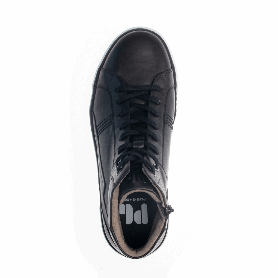 Schwarzer Gabor Herren High Top Sneaker