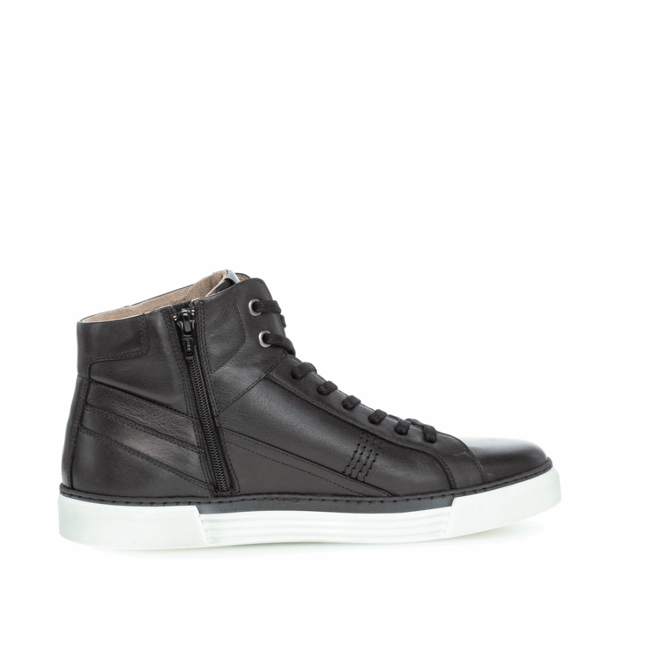 Schwarzer Gabor Herren High Top Sneaker