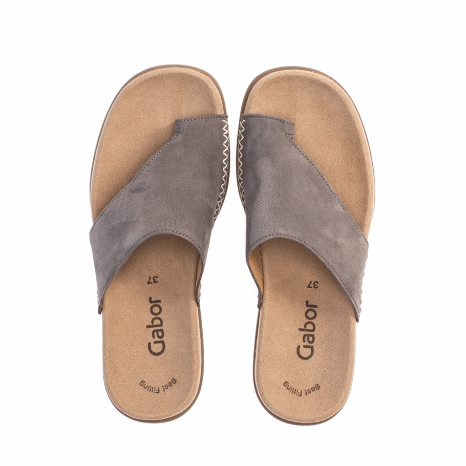 Braune Toeloop Sandale Gabor