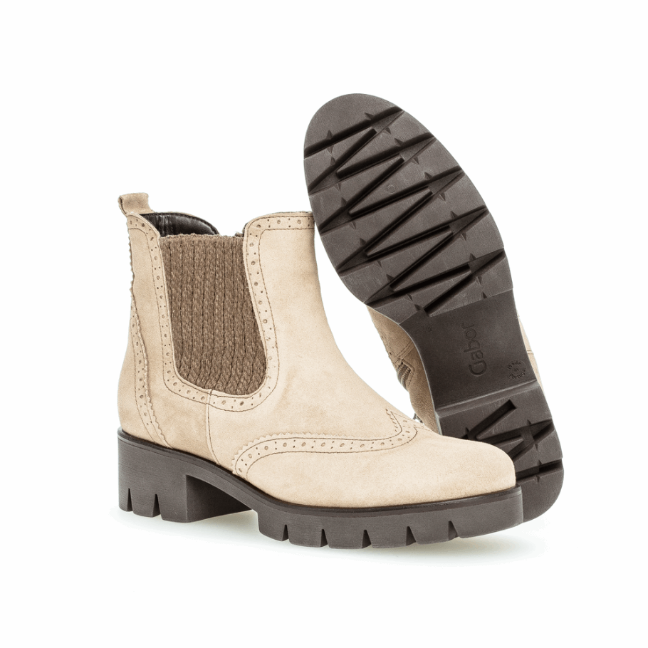 Chelsea Lug Stiefelette Gabor Desert