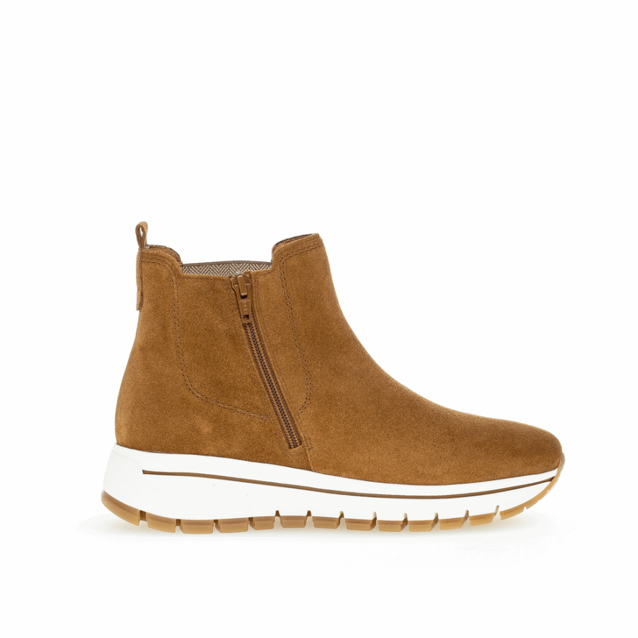 Cognac Gabor Keilstiefelette