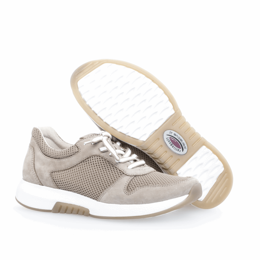 Gabor Beige Rollender Weicher Trainer