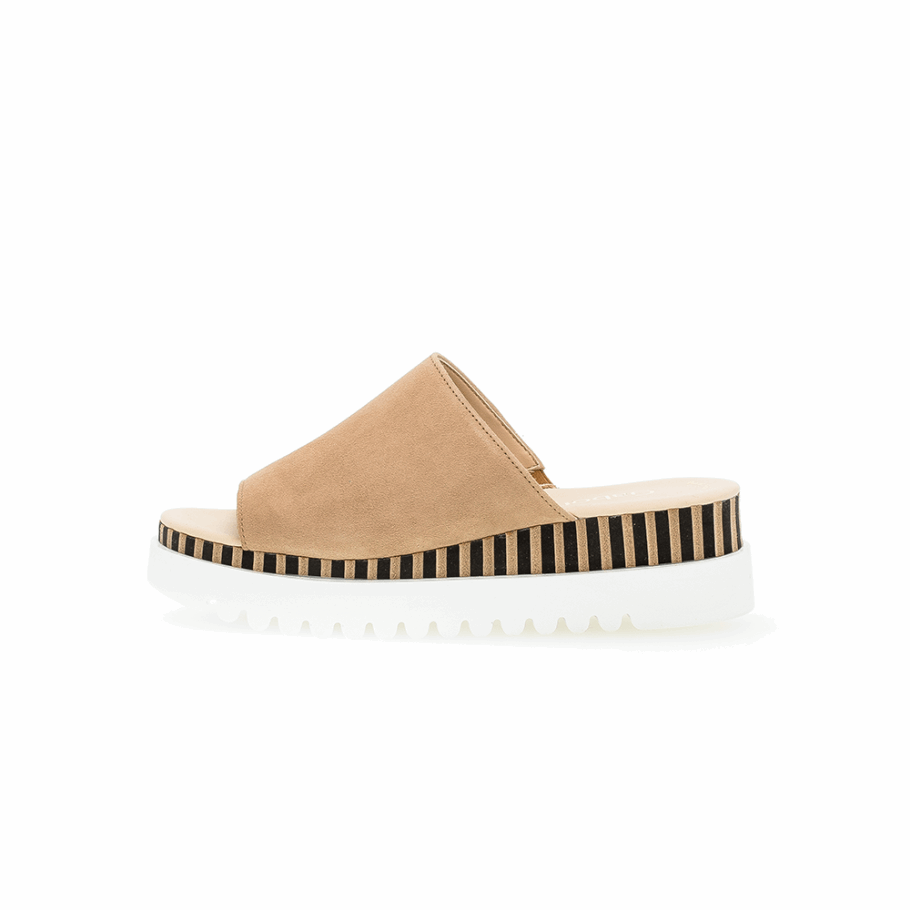 Plateau-Slipper Gabor Karamell