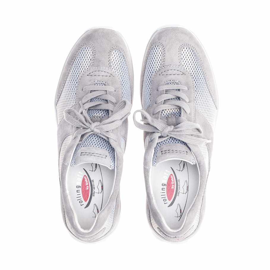 Rolling Soft Sneaker Gabor Grau/Mesh