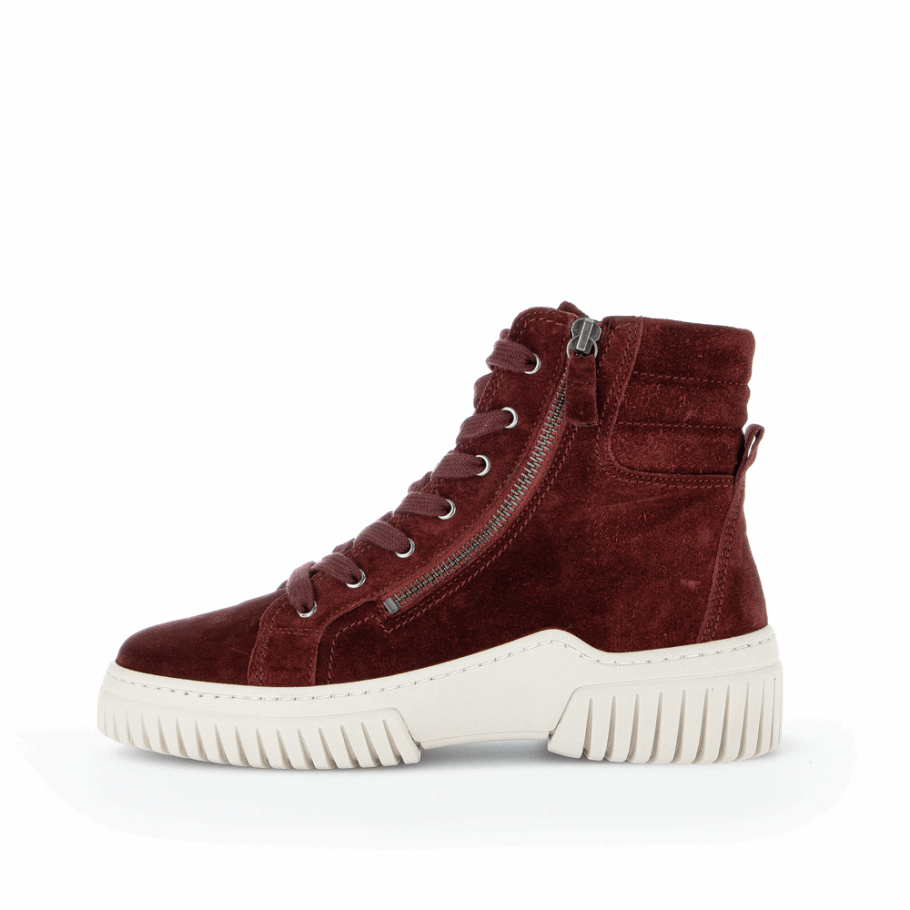 Sneaker Boot Dunkelrot Gabor