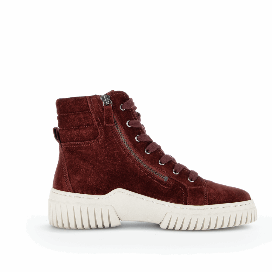 Sneaker Boot Dunkelrot Gabor