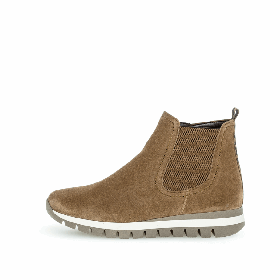 Keilstiefelette Gabor Mittelbraun