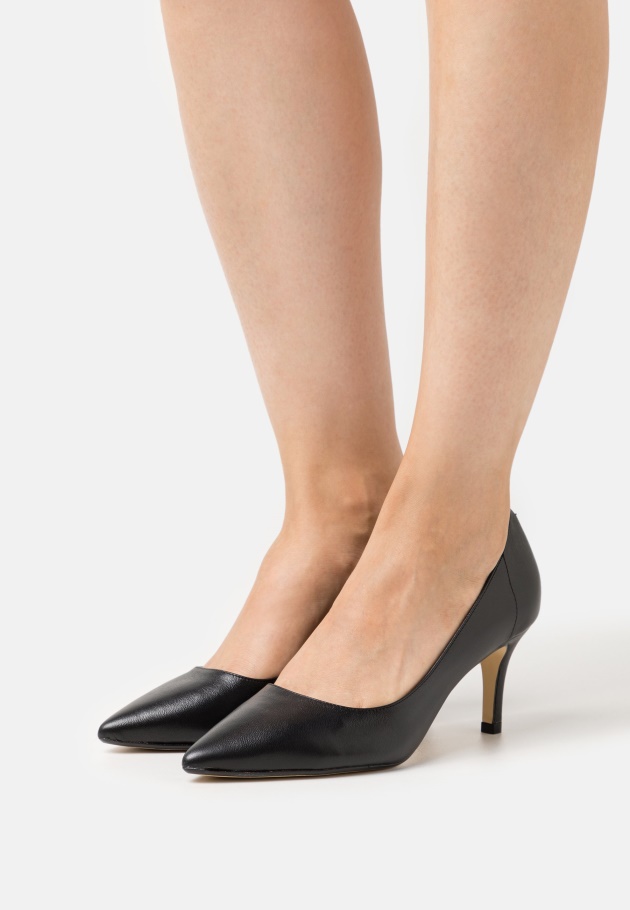 Schwarzer Lanette Lederpumps - Klassischer Heels Gabor