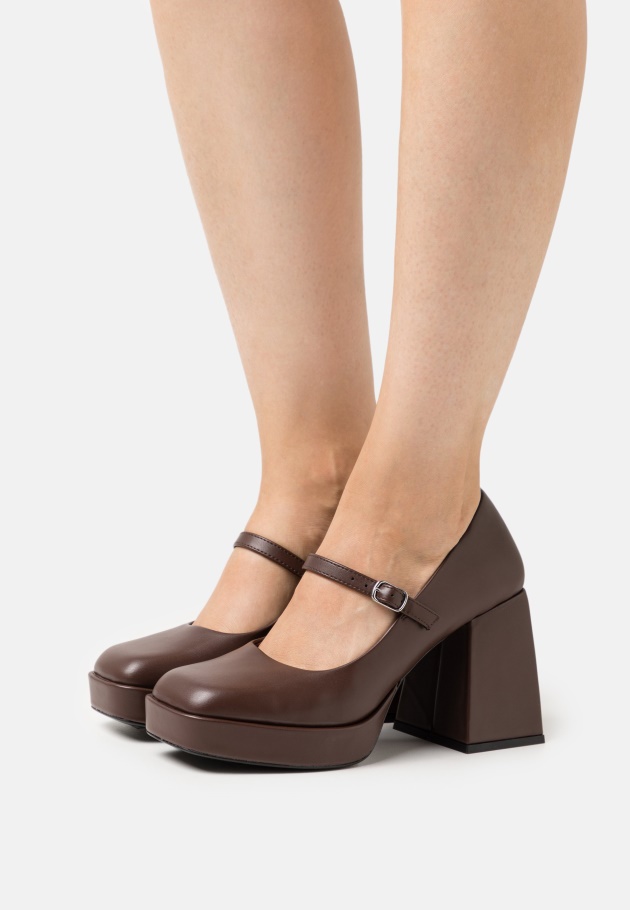 Cognac Gabor Plateauschuhe