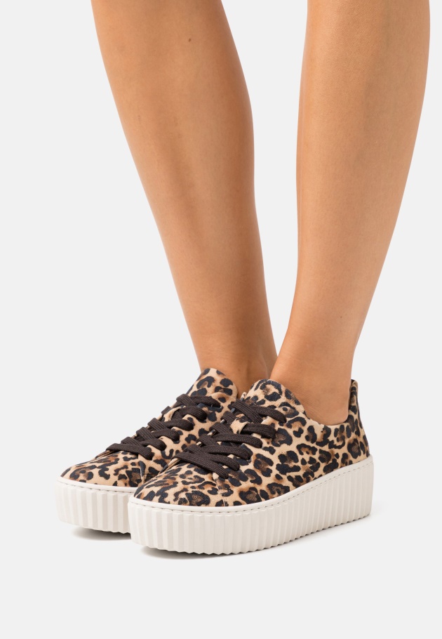 Beige Gabor High-Top-Trainer