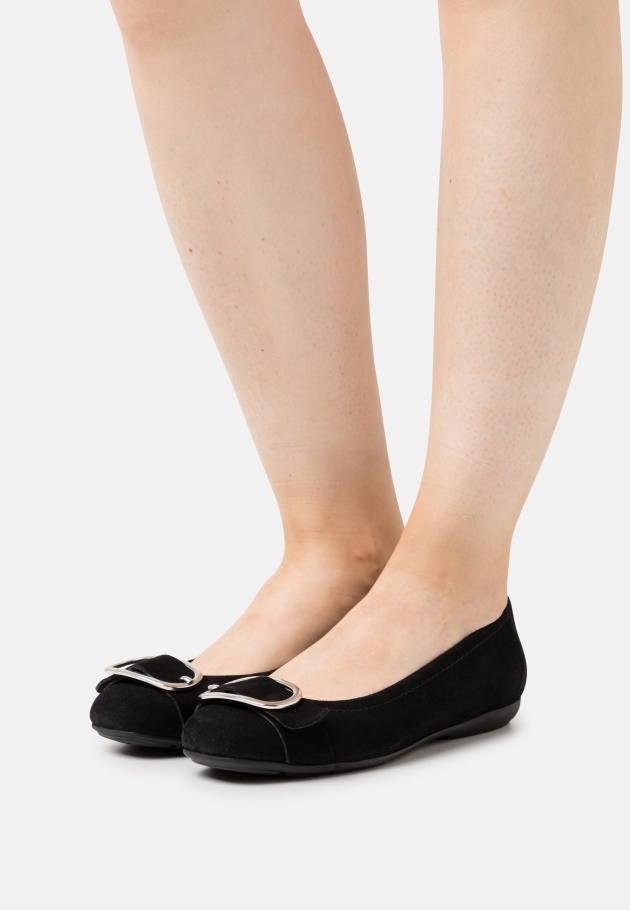 Graue Gabor Ballerinas