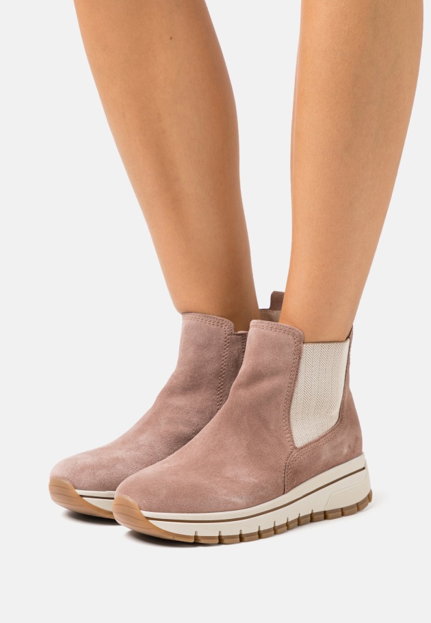 Schnürstiefeletten Aus Gabor In Dunklem Nude/Beige