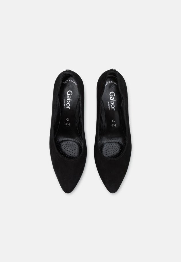 Klassische Heels Schwarze Gabor Pumps