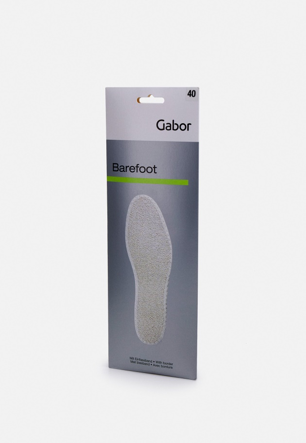 Barfußsohle - Einlegesohle Gabor Weiß