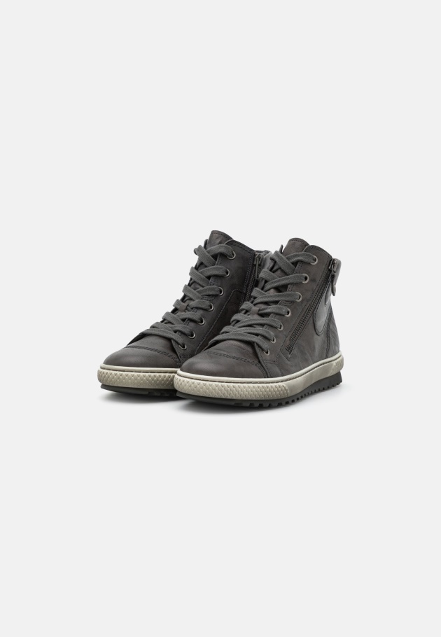 Gabor Dunkelgraue High-Top-Sneaker