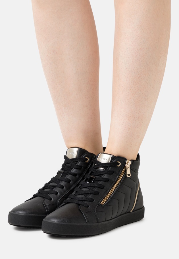 Gabor Dunkelgraue High-Top-Sneaker