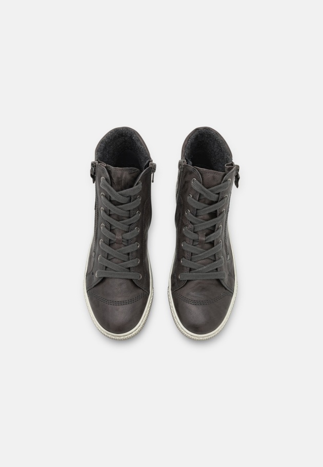 Gabor Dunkelgraue High-Top-Sneaker