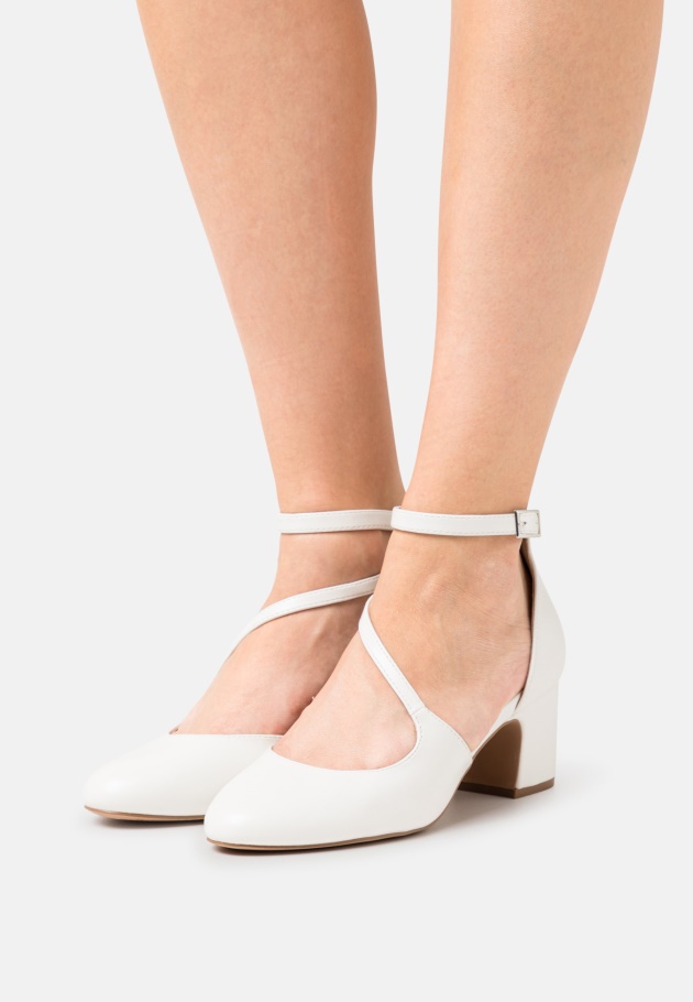 Gabor Weiße Klassische Heels