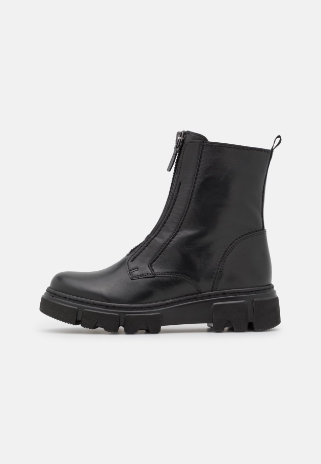 Altsilberne Gabor-Plateaustiefeletten