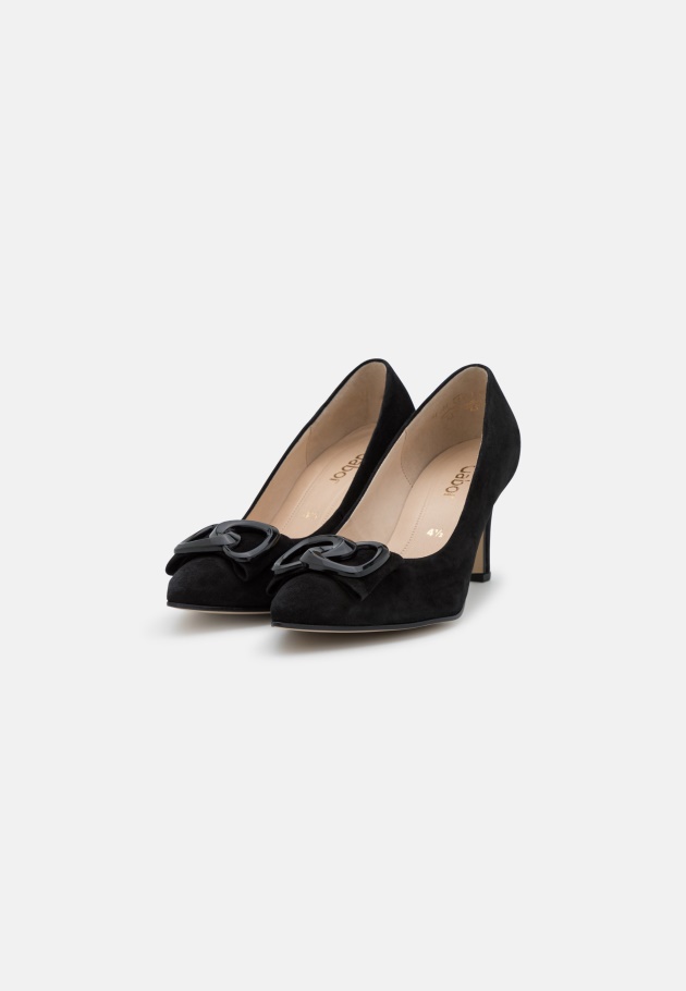 Schwarze Gabor Klassische Heels