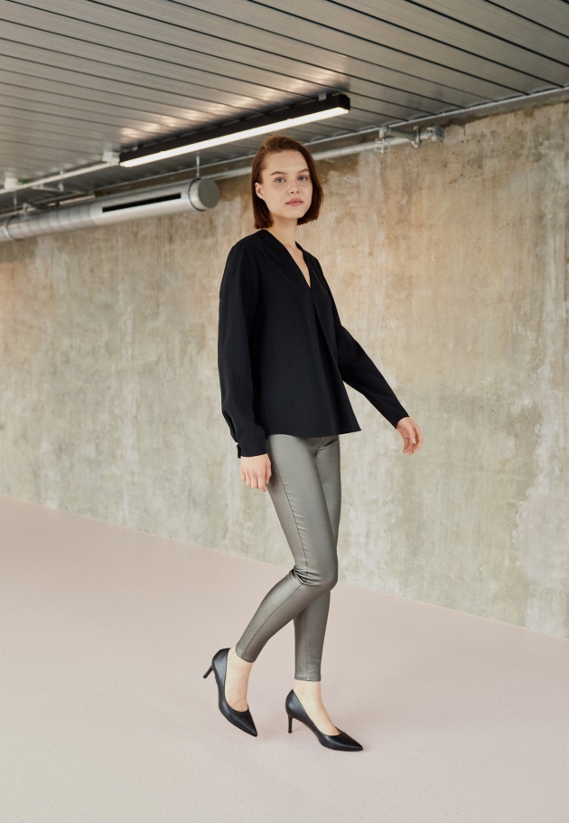 Schwarze Gabor Klassische Heels