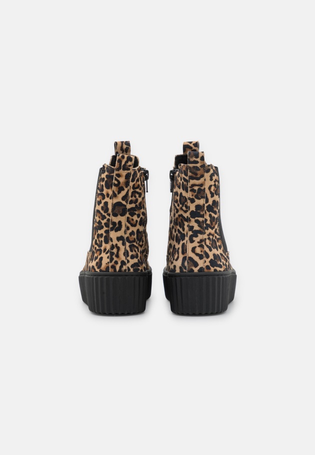 Plateau-Stiefeletten Aus Natürlichem Gabor