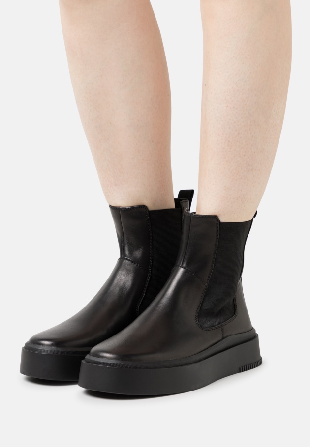 Plateau-Stiefeletten Aus Natürlichem Gabor