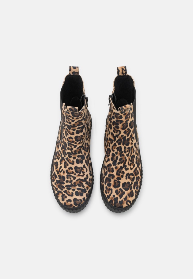 Plateau-Stiefeletten Aus Natürlichem Gabor