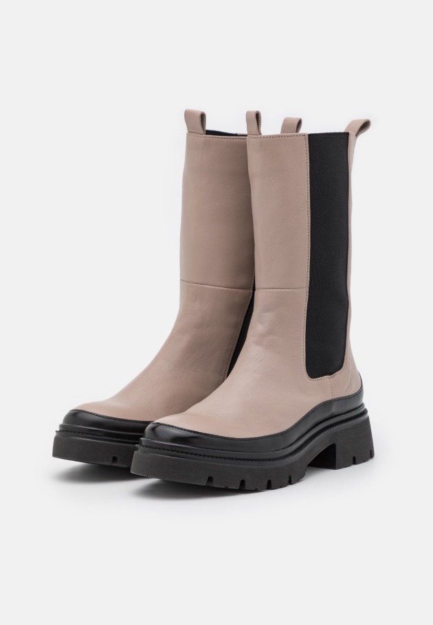 Plateaustiefel Karamell/Schwarz Gabor